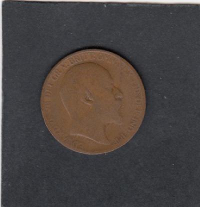 Beschrijving: 1/2 Penny  EDWARD VII 